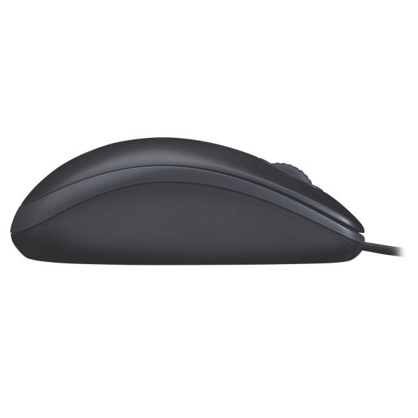Mouse Logitech B100 USB Nero Ergonomico - immagine 5