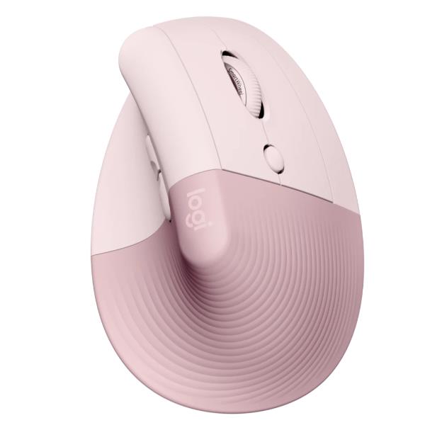 Mouse Ergonomic Logitech Lift Verticale Bluetooth Wireless - Rosa