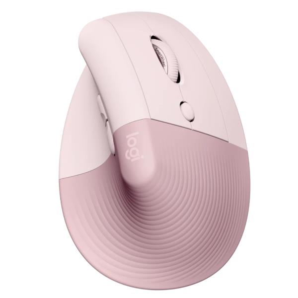 Mouse Ergonomic Logitech Lift Verticale Bluetooth Wireless - Rosa - immagine 2