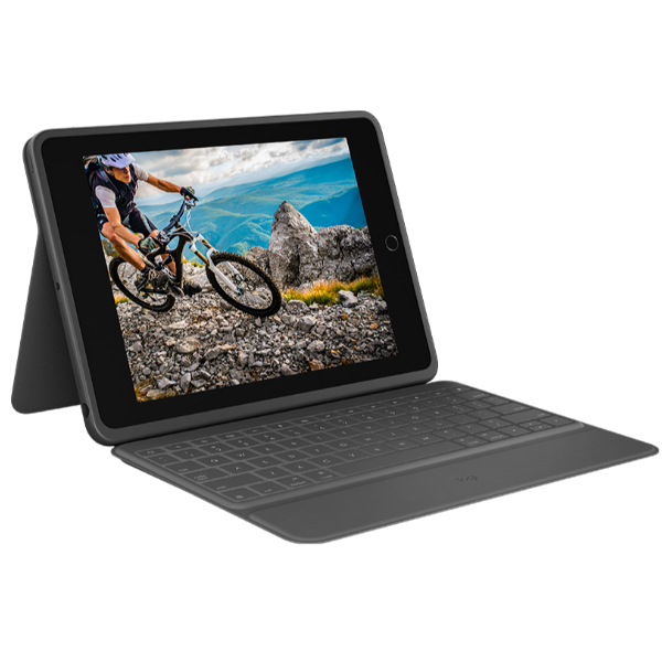 Tastiera Logitech RUGGED FOLIO per iPad 7° Generazione Italiana Grigio