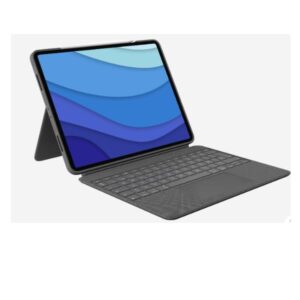 Cover con Tastiera Logitech Combo Touch per iPad Pro 12.9" Grigio