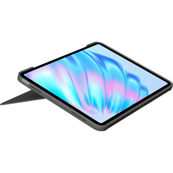 Tastiera Logitech Combo Touch per iPad Air Retroilluminata Italiana - immagine 2