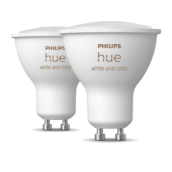 Lampadina Smart Philips Hue White and Color Ambiance GU10 4.3W 350 Lumen - immagine 3