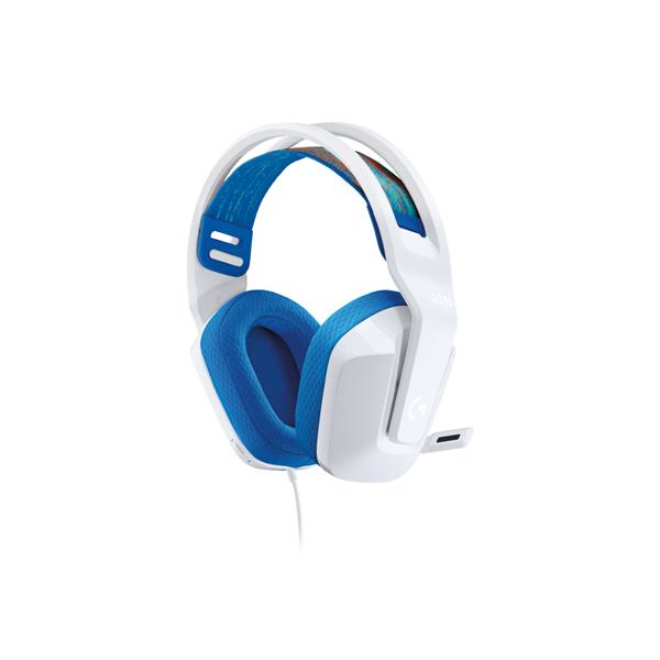 Cuffie Gaming Logitech G335 Wired Bianche con Microfono - immagine 2