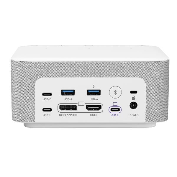 Docking Station Logitech UC Logi Dock Bianco per Notebook - immagine 2