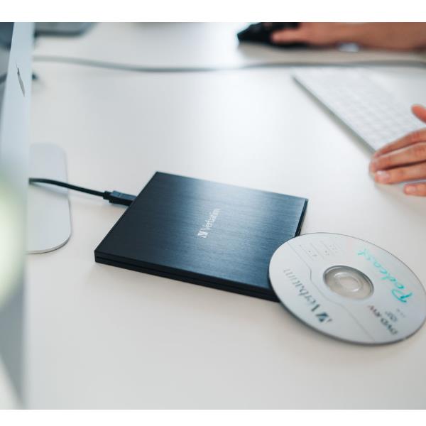 Masterizzatore DVD Esterno Verbatim CD/DVD Rewriter USB - immagine 4