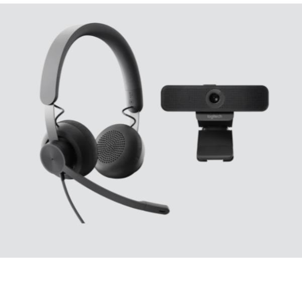 Webcam Logitech Kit Collaborazione Video 4K 30fps USB Nero - immagine 2