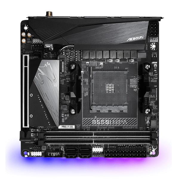 Motherboard Gigabyte B550I AORUS PRO AX Mini-ITX AM4 DDR4 2.5G LAN - immagine 2