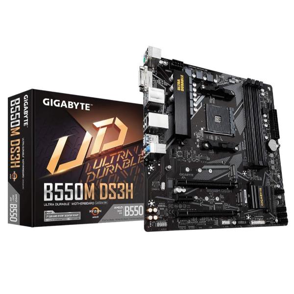 Motherboard Gigabyte B550M DS3H Micro-ATX Socket AM4 DDR4 - immagine 3