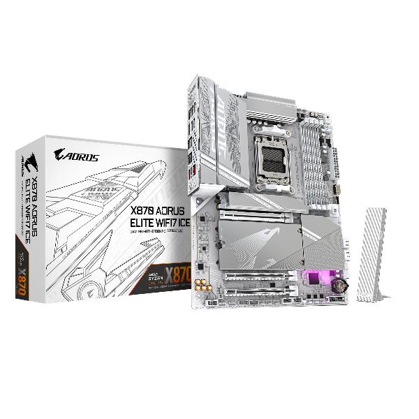 Scheda Madre Gigabyte X870 A ELITE WF7 ICE ATX AM5 DDR5 - immagine 2