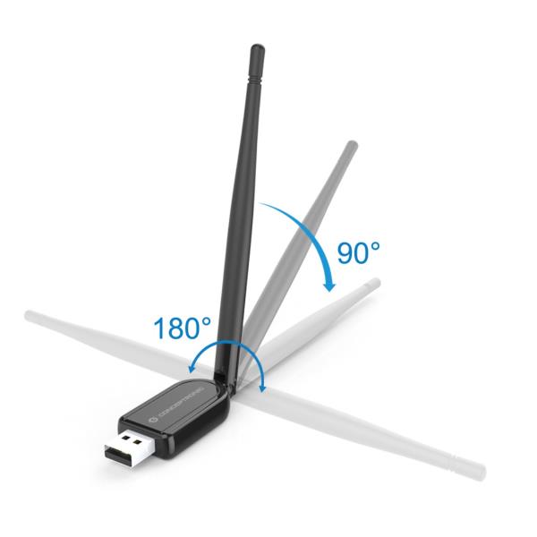 Adattatore USB Bluetooth 5.1 Conceptronic 100m con Antenna Esterna - SKU: ABBY07B - Immagine 3