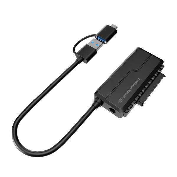 Adattatore USB 3.0 a SATA Conceptronic con Alimentatore - immagine 2