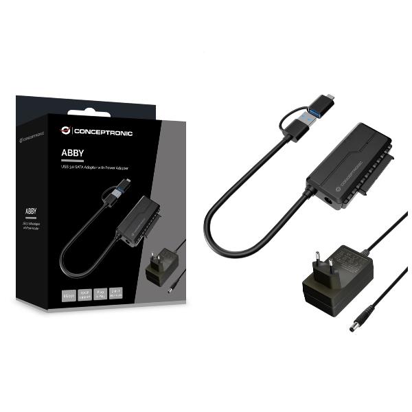 Adattatore USB 3.0 a SATA Conceptronic con Alimentatore - immagine 4