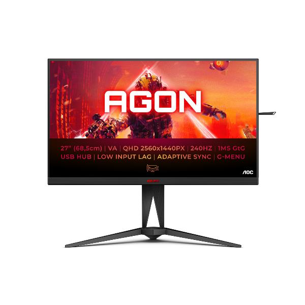 Monitor Gaming AOC AGON AG275QZN 27 2K 240Hz VA - SKU: AG275QZN - Immagine 5