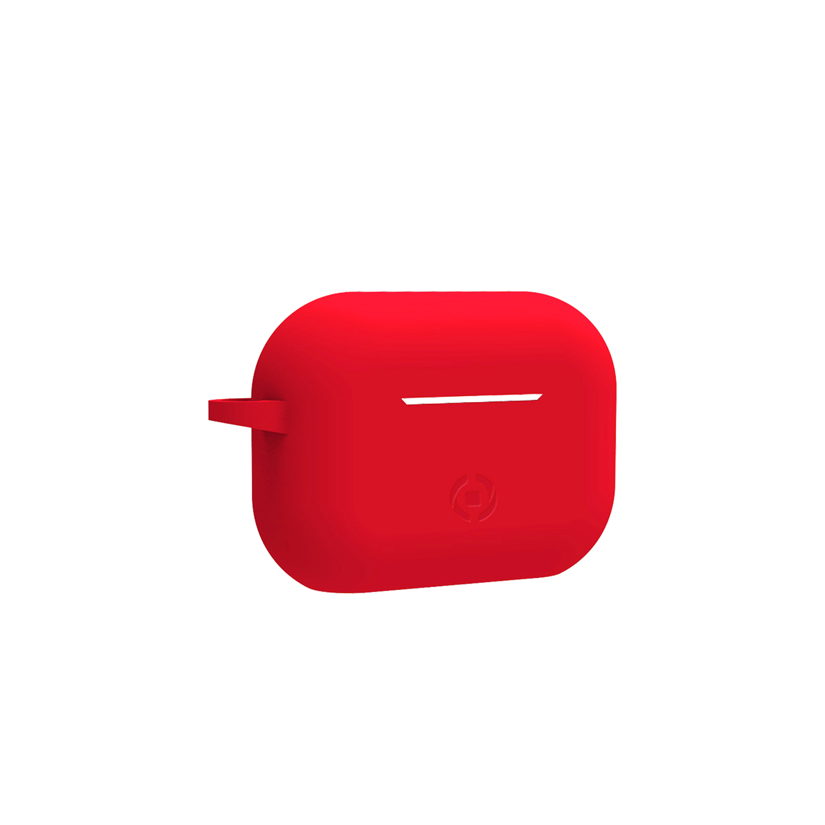 Custodia AirPods Pro Celly Aircase Feeling in Silicone Rosso - immagine 3