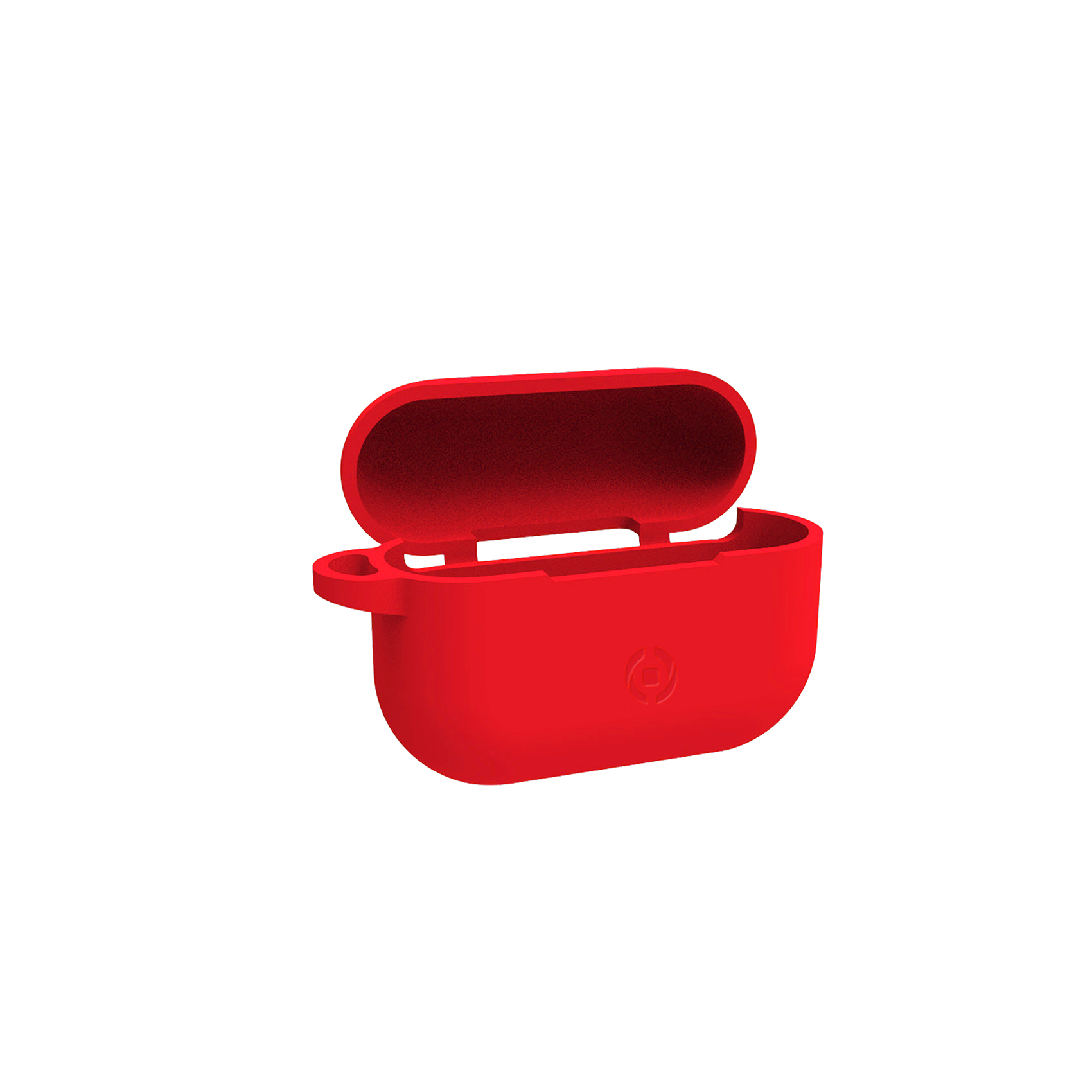 Custodia AirPods Pro Celly Aircase Feeling in Silicone Rosso - immagine 6