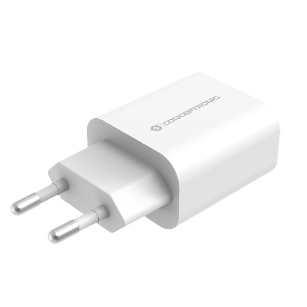 Caricabatteria USB-C Conceptronic PD 20W 1 Porta Bianco - immagine 5