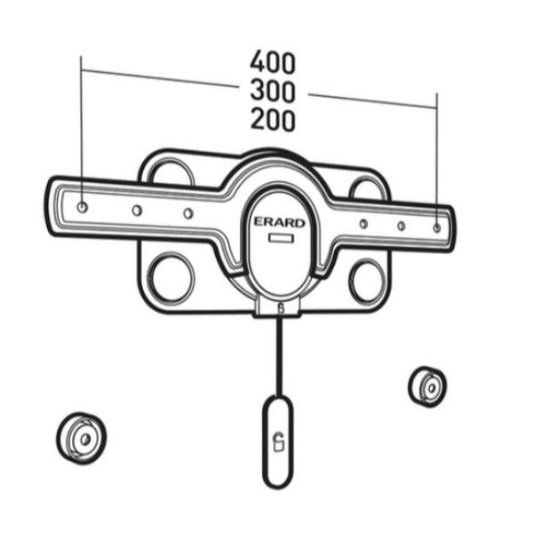 Staffa TV ITB Solution ER044040 Muro Fino a 65" 50kg - immagine 3