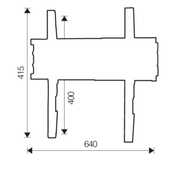 Staffa TV ITB Solution OM06144 Montaggio a Muro fino a 50" 50kg - immagine 3