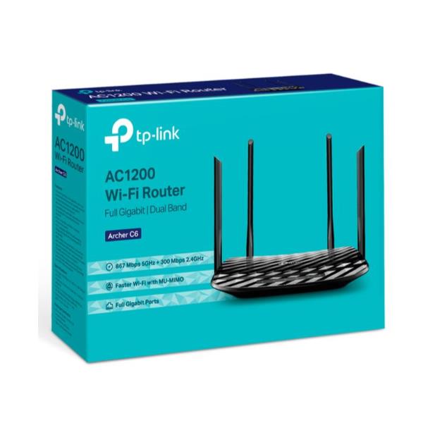 Router TP-Link Archer C6 Gigabit 4 Porte LAN - immagine 4