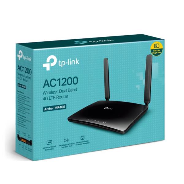 Router Mobile TP-LINK Archer MR400 4G/LTE 3 Porte LAN - immagine 4