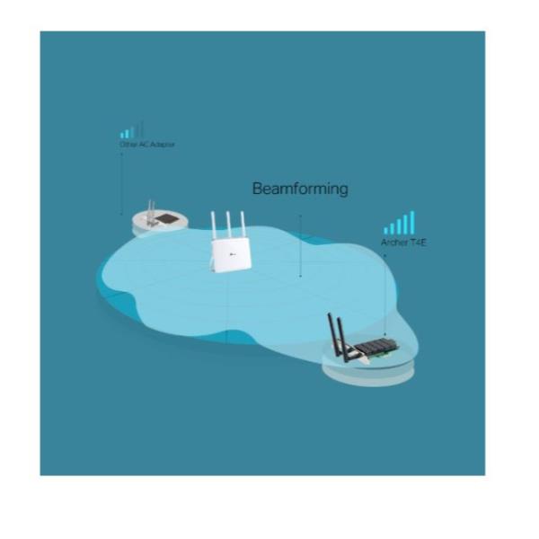 Adattatore di Rete TP-Link Archer T4E PCIe Wi-Fi AC1200 - immagine 2