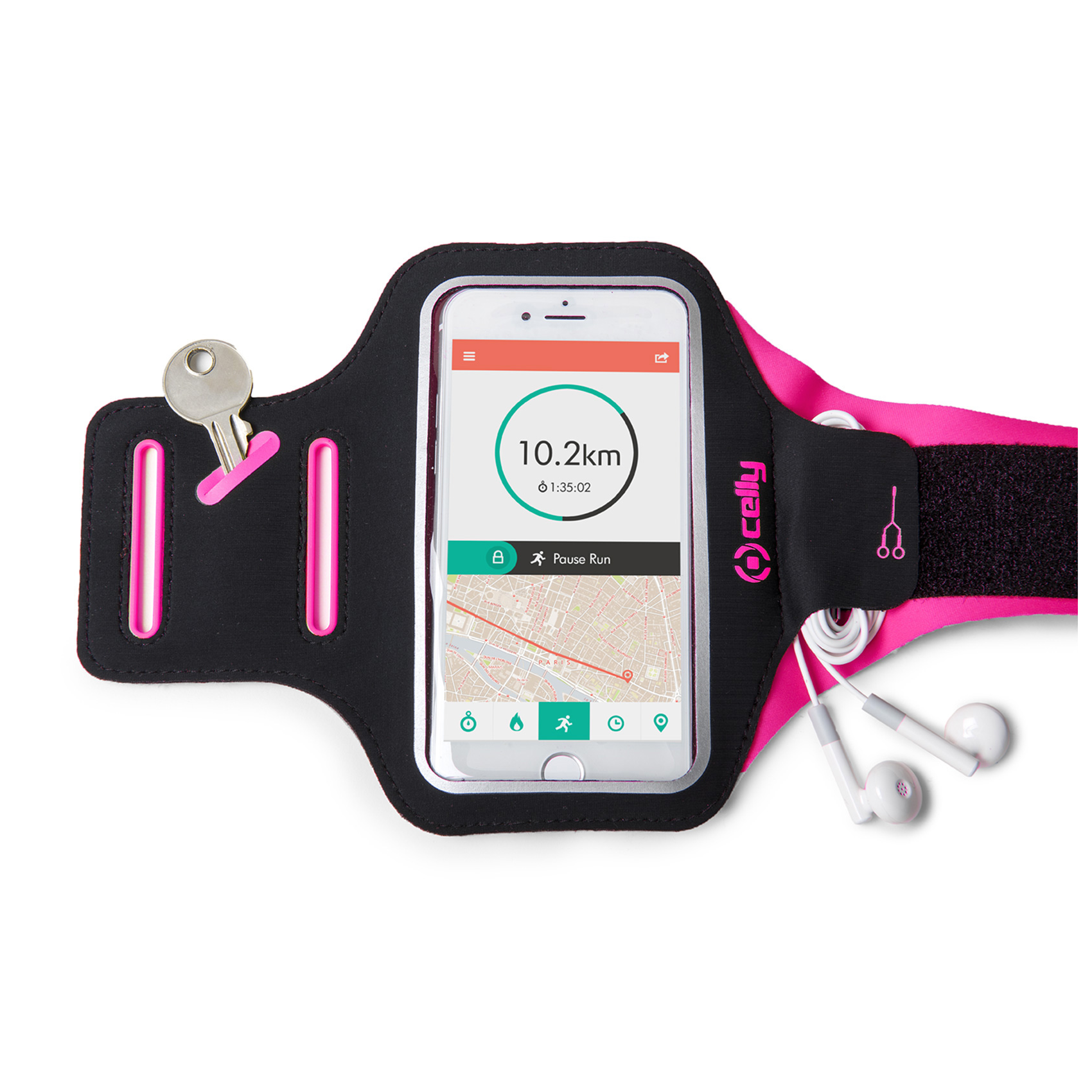 Armband Celly per Smartphone fino a 6.5" Rosa - immagine 6
