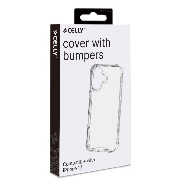 Cover Celly ARMOR per iPhone 17 Trasparente TPU - immagine 5