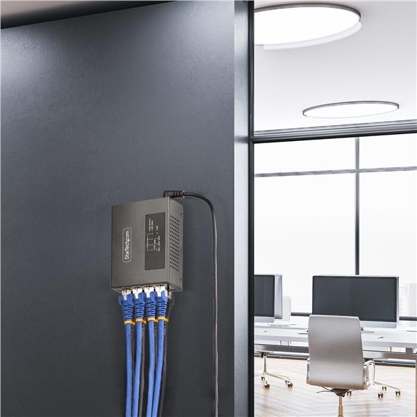 PoE Injector Startech AS445C-POE-INJECTOR 802.3at Gigabit - immagine 10