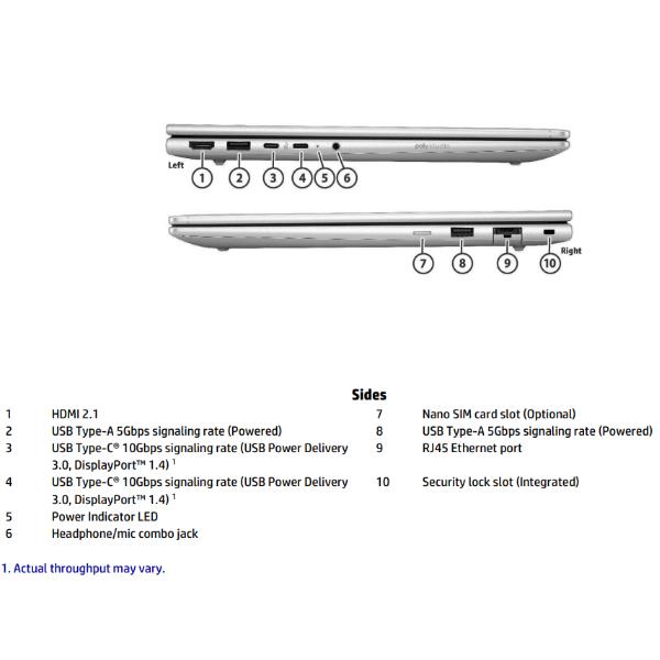 Notebook HP ProBook 4 G1a 14" Ryzen 5 8GB 256GB SSD - immagine 4