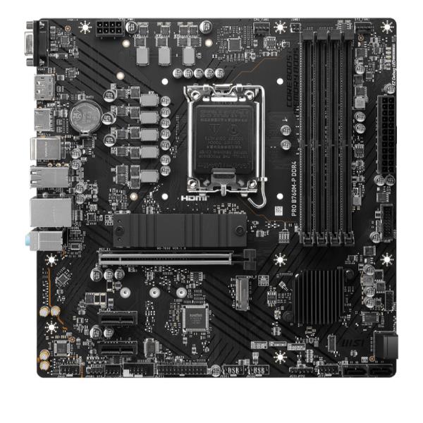 Motherboard MSI PRO B760M-P Micro-ATX LGA1700 DDR5 HDMI DP VGA - immagine 2