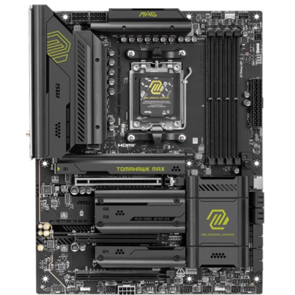 Motherboard MSI MAG B850 Tomahawk MAX WiFi ATX AM5 DDR5 - immagine 2