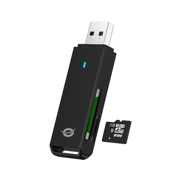 Lettore Schede Conceptronic 2-in-1 USB 3.0 Esterno Nero - immagine 2