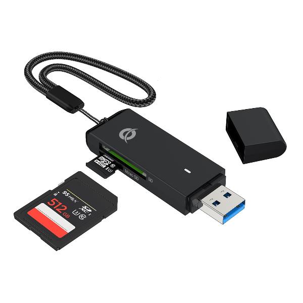 Lettore Schede Conceptronic 2-in-1 USB 3.0 Esterno Nero - immagine 7