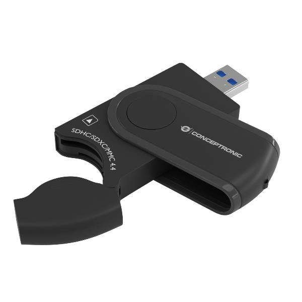 Lettore Schede Conceptronic 4-in-1 USB 3.0 per SD e MicroSD - immagine 4