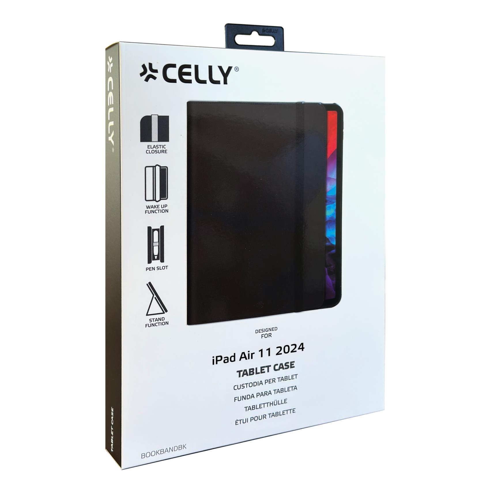 Custodia Tablet Celly BOOKBAND per iPad Air 11 2024/2025 in Similpelle - immagine 8