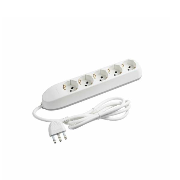 Multipresa Legrand BT-3685D 5 Prese Fissaggio a Muro 1.5m Bianco - immagine 2