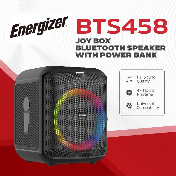 Speaker Bluetooth Energizer BTS458 Party Cube 20W Powerbank Nero - immagine 2