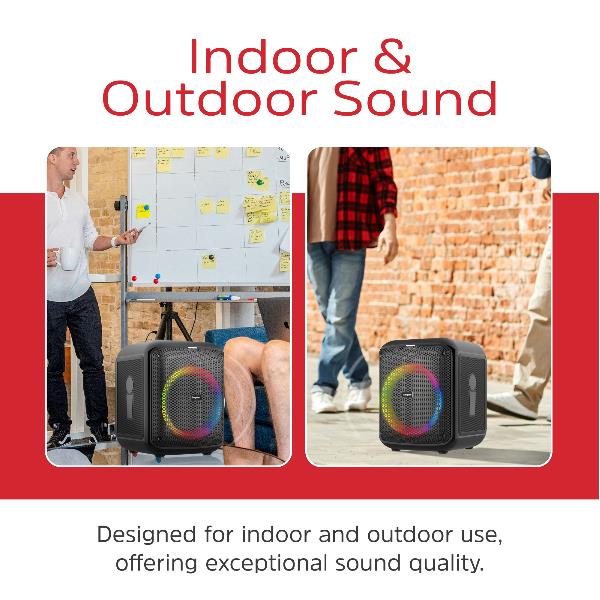 Speaker Bluetooth Energizer BTS458 Party Cube 20W Powerbank Nero - immagine 5