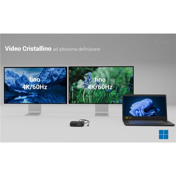 Docking Station I-Tec C31DUALHDMIDOCKPD USB-C 2x HDMI - immagine 7