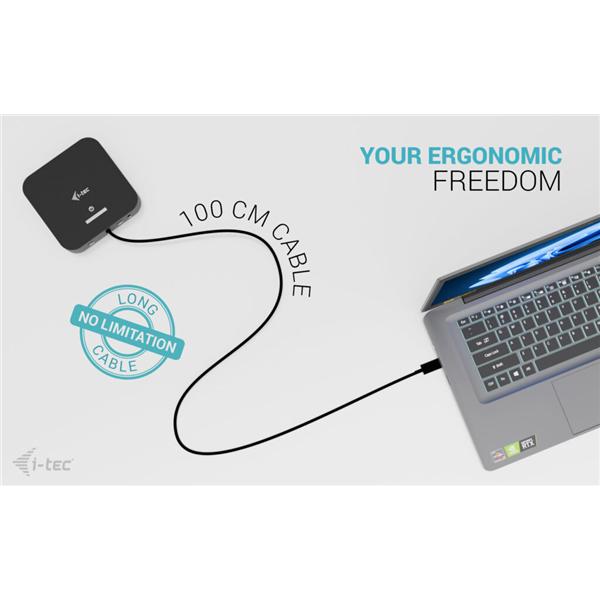 Docking Station I-Tec USB-C Dual HDMI PD100W Caricatore Universale - immagine 8