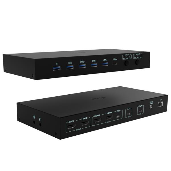 Docking Station I-Tec Dock KVM PRO 3 Host 2 Video 2 PD 92W