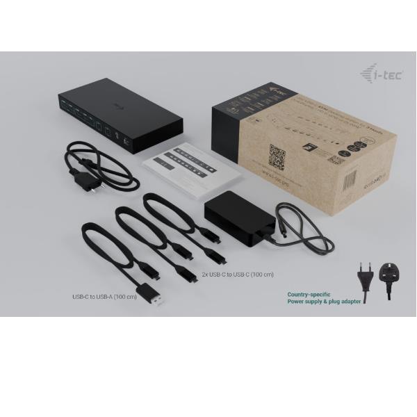 Docking Station I-Tec Dock KVM PRO 3 Host 2 Video 2 PD 92W - immagine 14