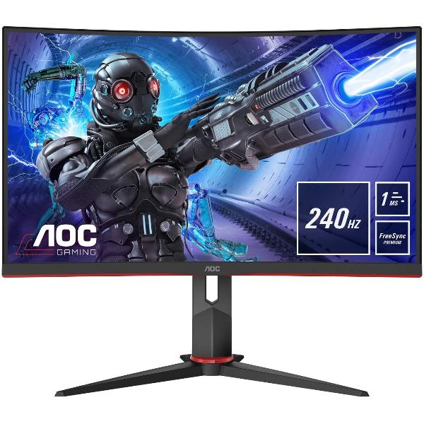 Monitor Gaming AOC C32G2ZE 31.5" Full HD VA 240Hz - immagine 3
