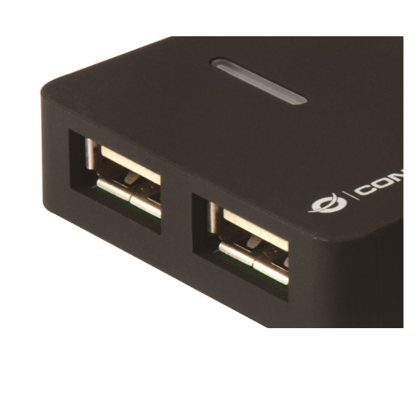 Hub USB Conceptronic 4 Porte USB 2.0 Nero - immagine 2