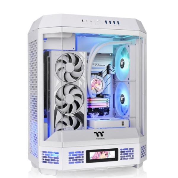 Cabinet Full Tower Thermaltake Tower 600 Snow ATX Bianco - immagine 4