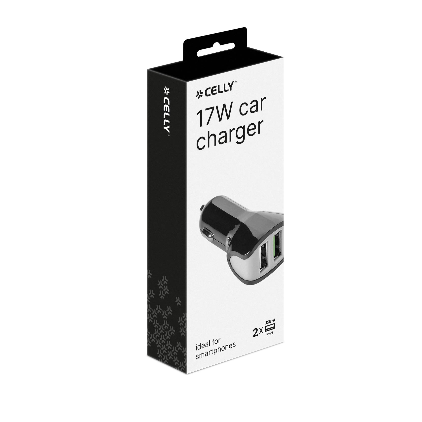 Caricabatterie Auto Celly CC2USBTURBO 2 Porte USB 17W - immagine 7