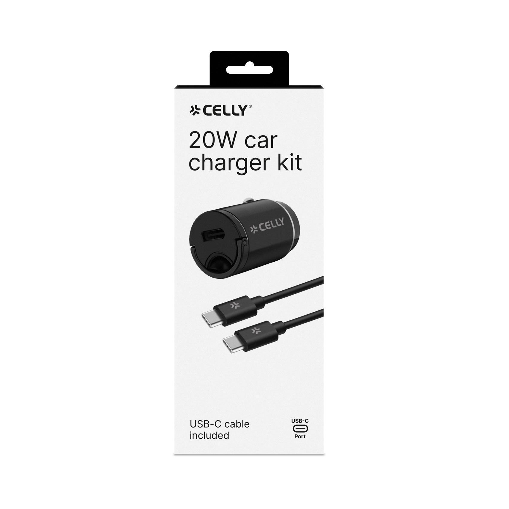 Kit di Ricarica Celly CCMINITYPEC 20W USB-C Caricatore+Cavo USB-C - immagine 5