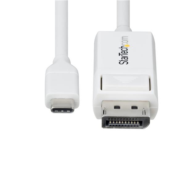 Cavo Adattatore USB-C a DisplayPort Startech 2 metri Bianco - immagine 2
