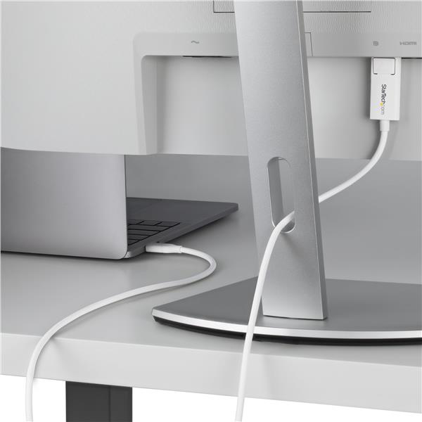 Cavo Adattatore USB-C a DisplayPort Startech 2 metri Bianco - immagine 10